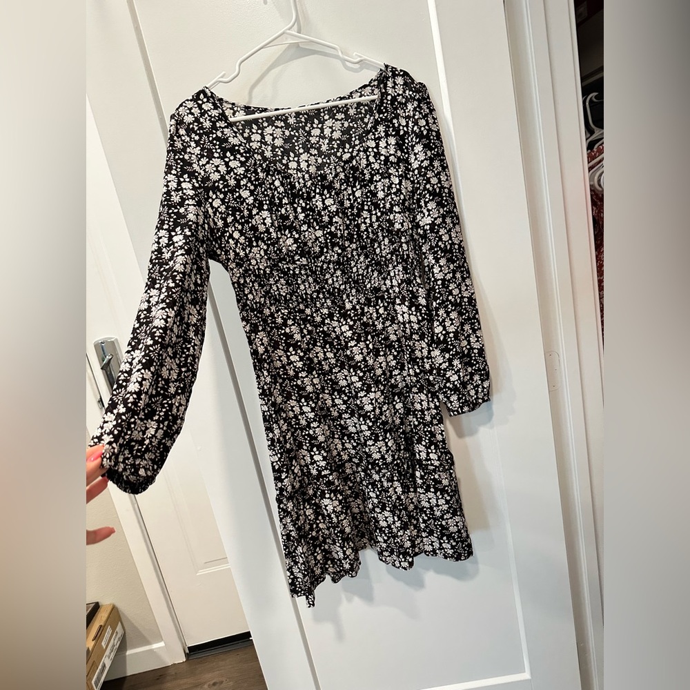 Floral Long Sleeve Dress